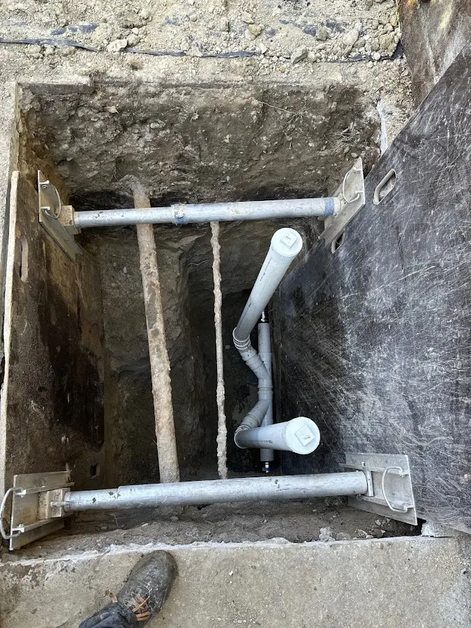 Experienced plumber completing Gas Line Repair work in Tishomingo